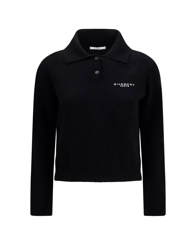 Wool and cashmere polo Sweater