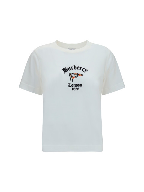 Cotton T-Shirt with Check Flag