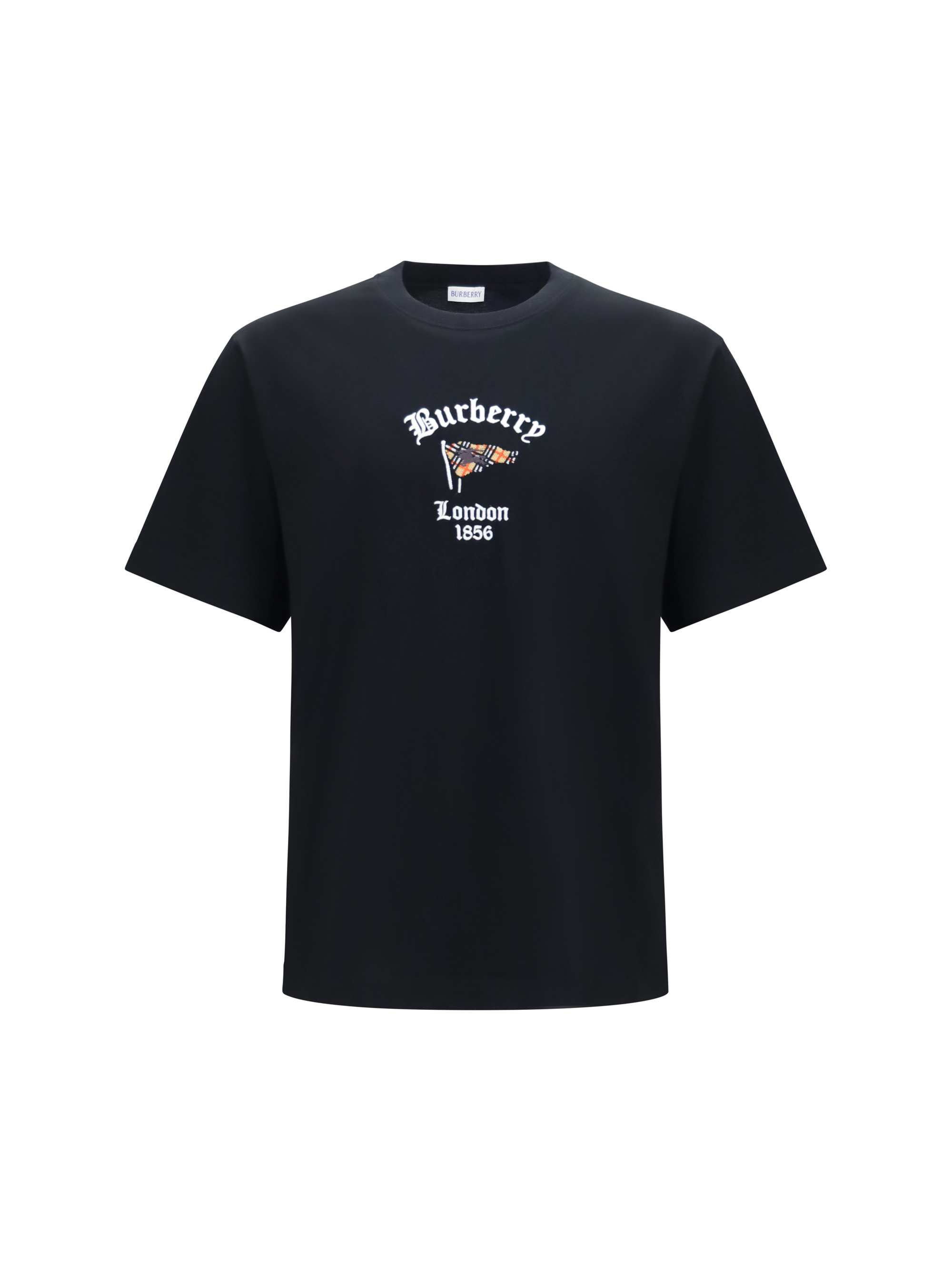 Check cotton T-shirt
