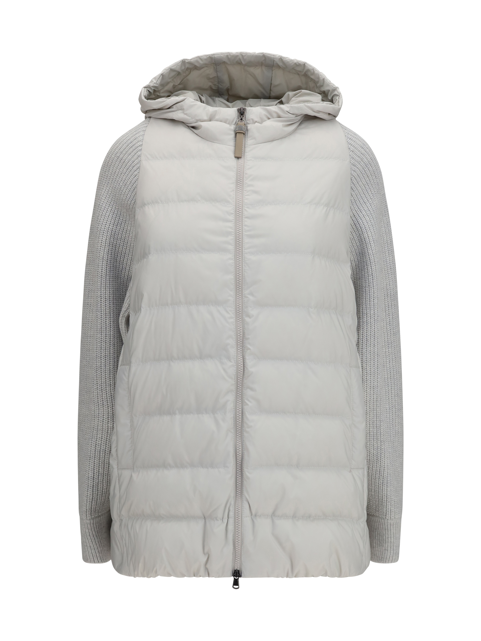 Long monili chain Puffer Jacket