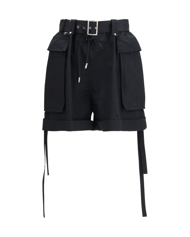 Cotton Shorts with belt