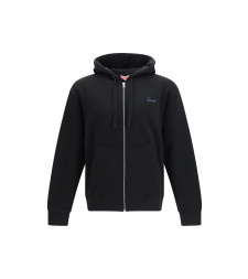 Kenzio Signature Embroidered Cotton Zip Hoodie