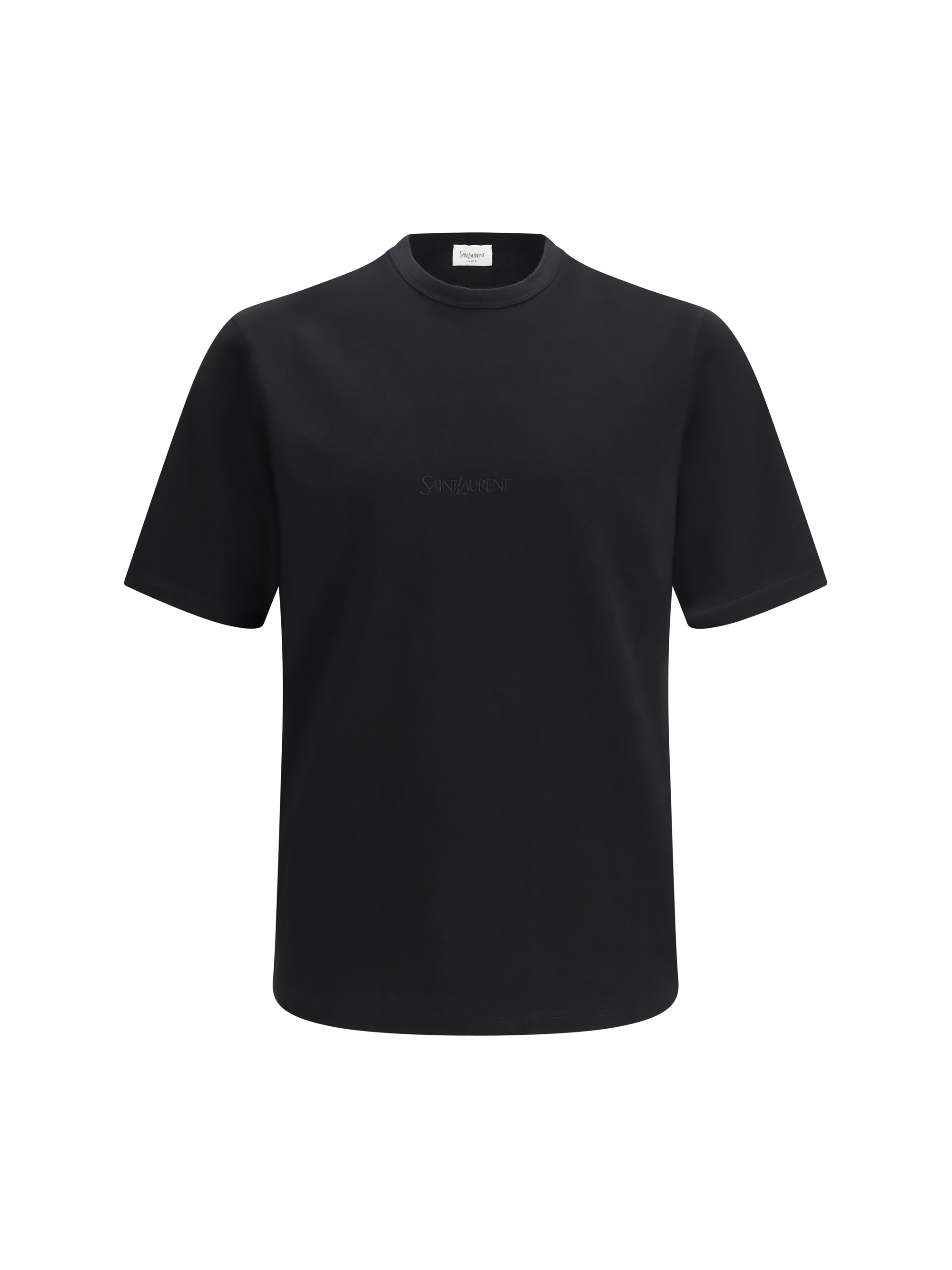 Cotton jersey T-shirt with embroidered logo