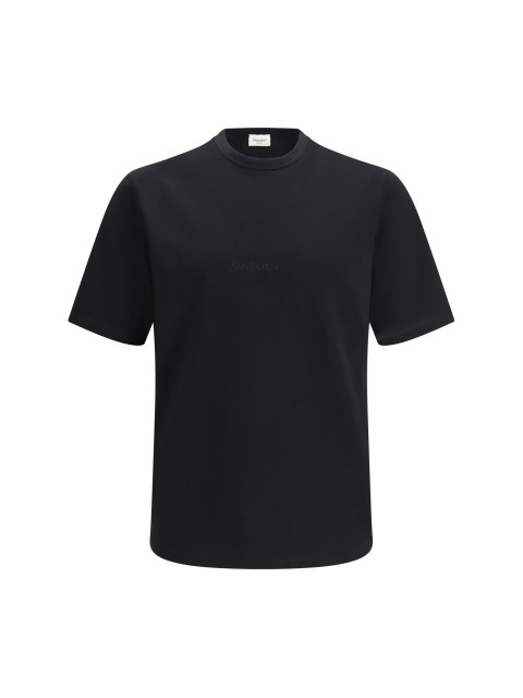 Cotton jersey T-shirt with embroidered logo