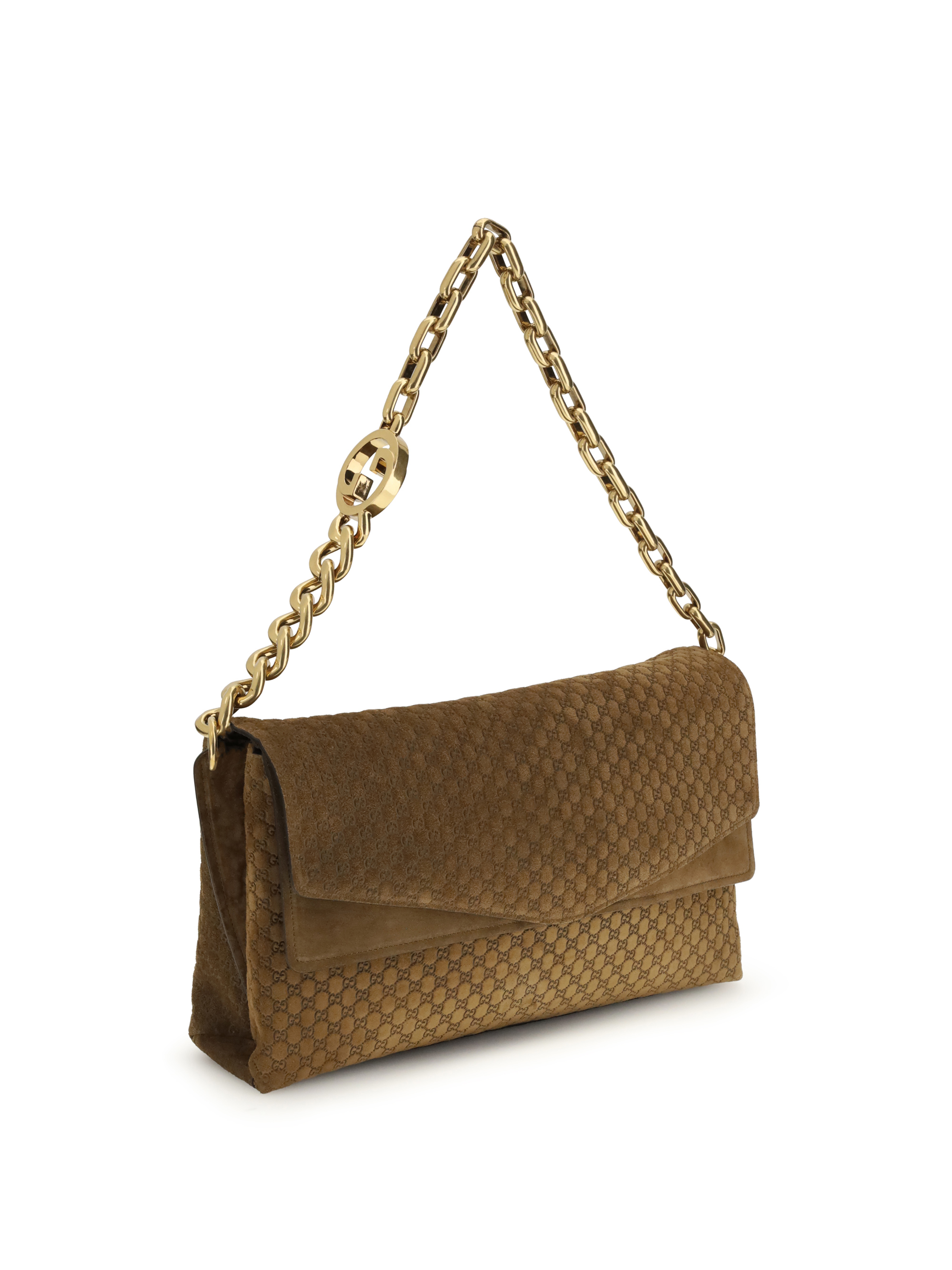 Large suede Shoulder Bag