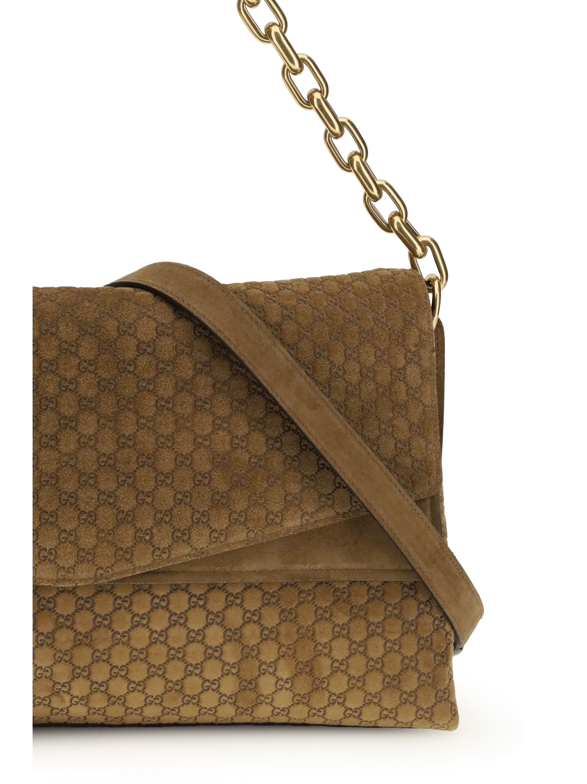 Large suede Shoulder Bag
