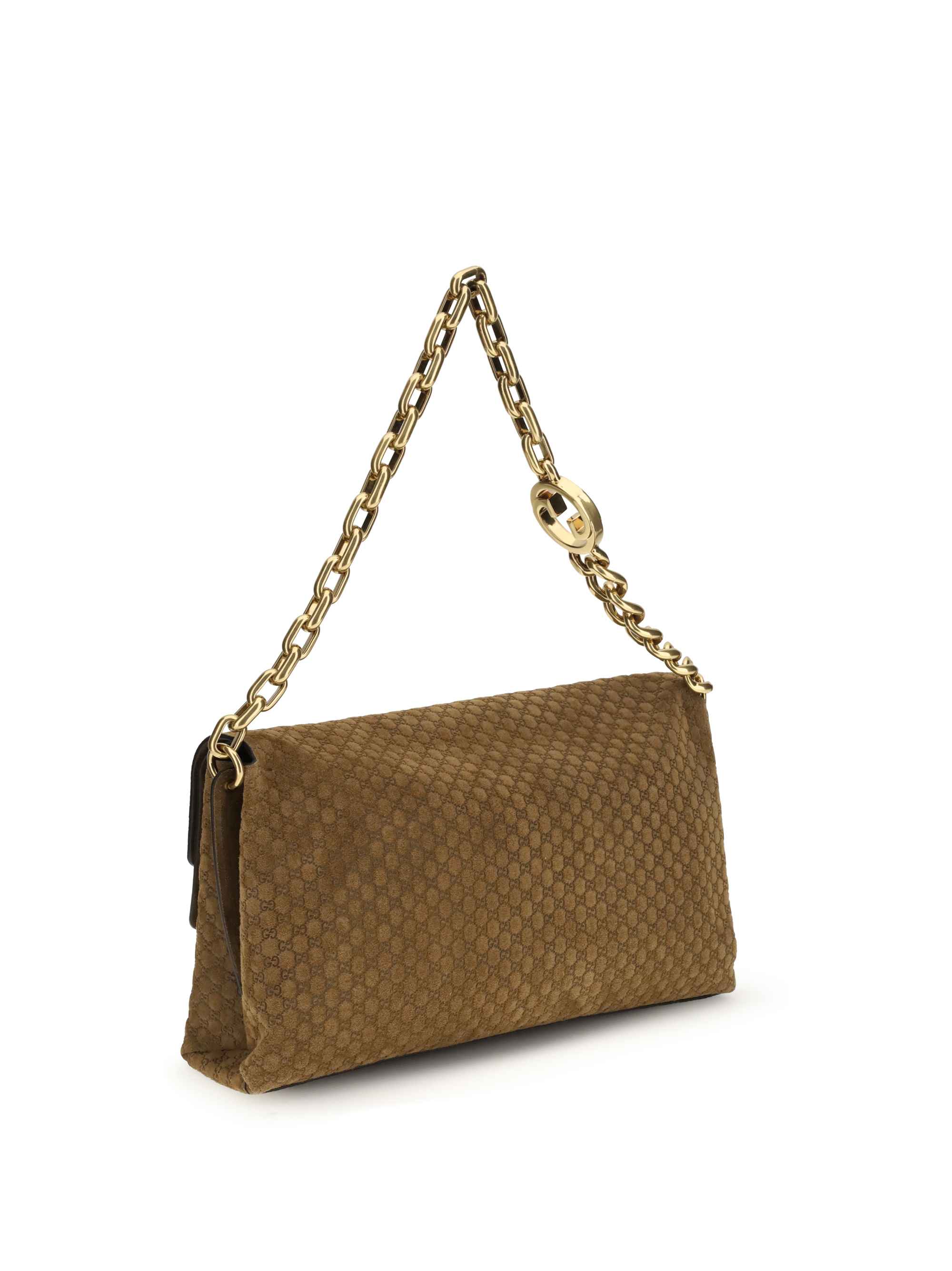 Large suede Shoulder Bag