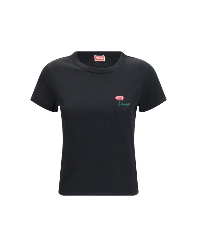 Kenzo Tulip embroidered cotton T-shirt