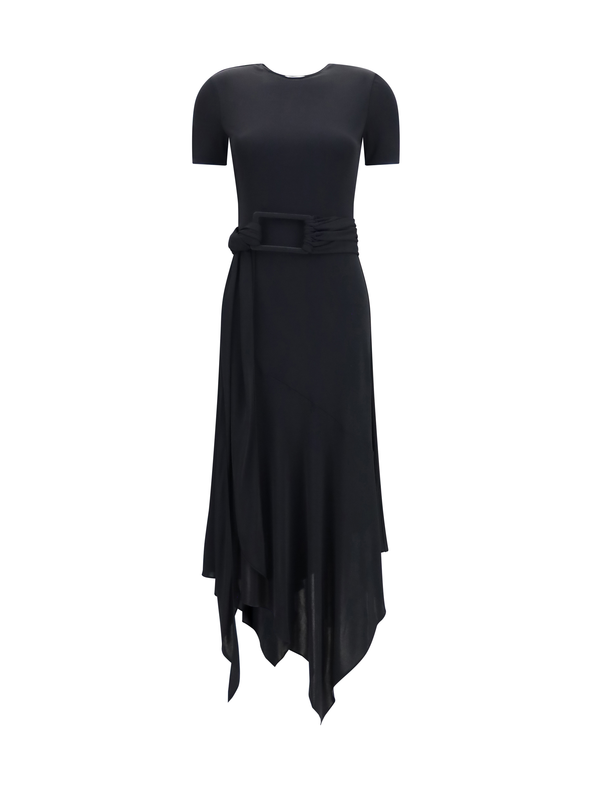Belted jersey Dress