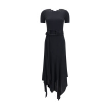 Belted jersey Dress