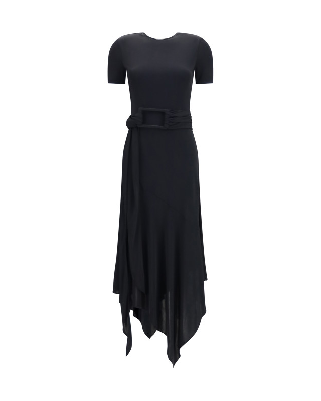 Belted jersey Dress