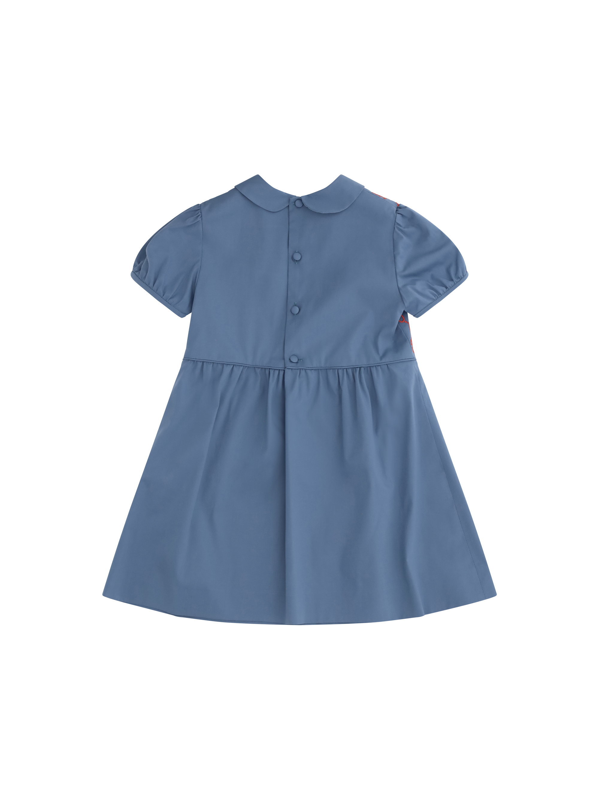 Stretch cotton poplin Dress for Girl