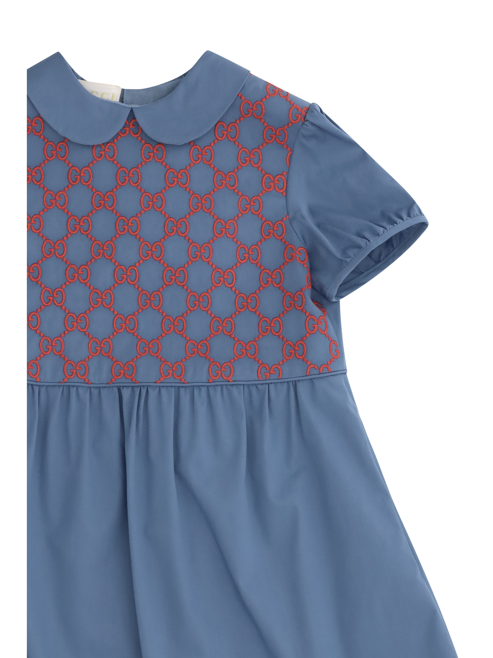 Stretch cotton poplin Dress for Girl