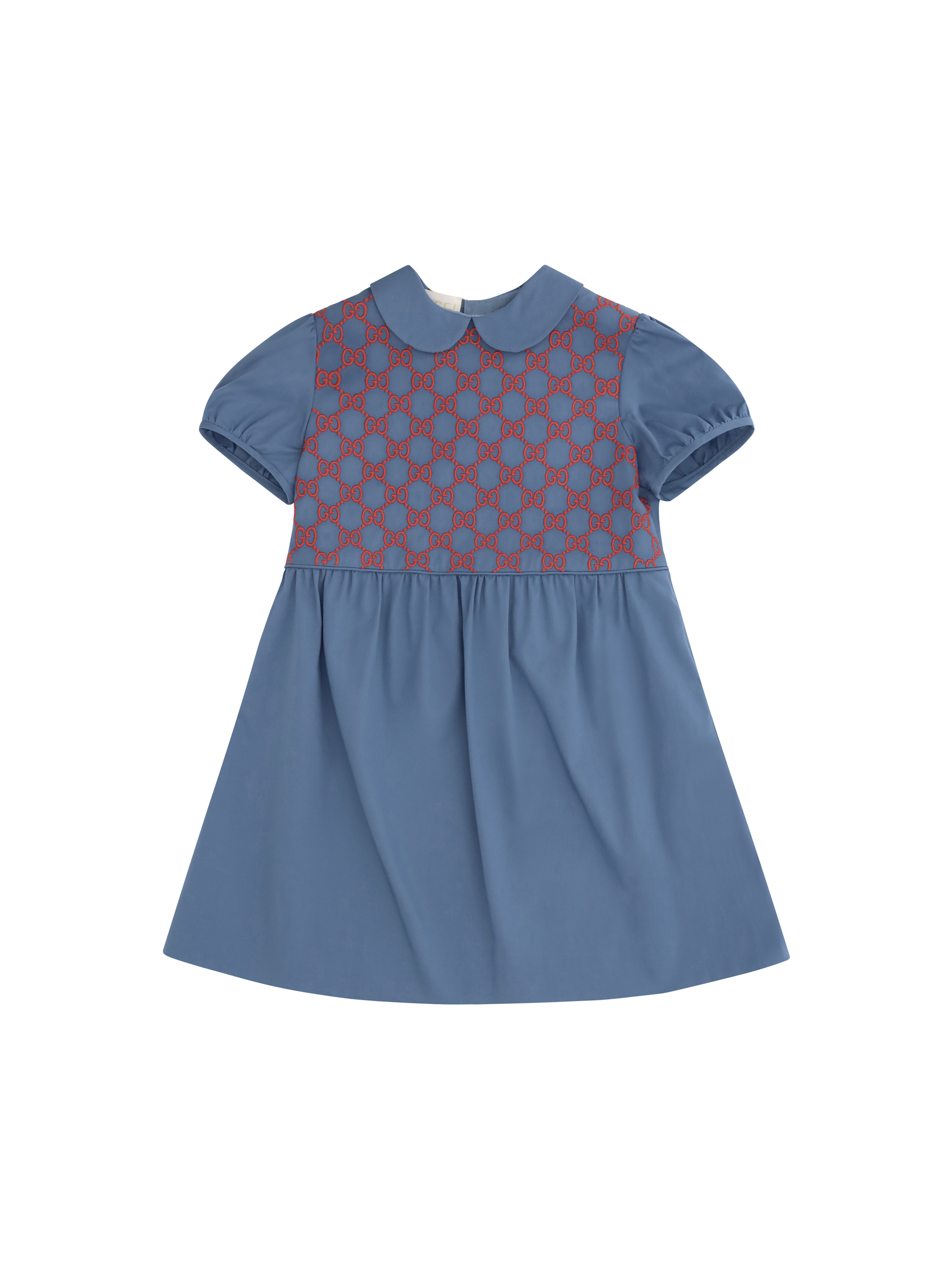 Stretch cotton poplin Dress for Girl