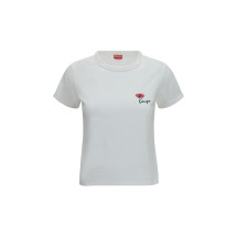 Kenzo Tulip embroidered cotton T-shirt