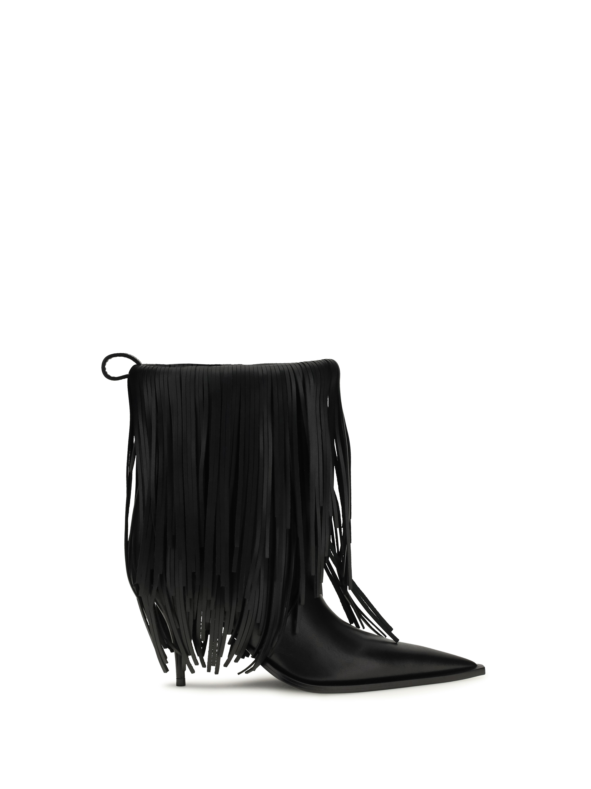 Avenue Fringe Ankle Boots