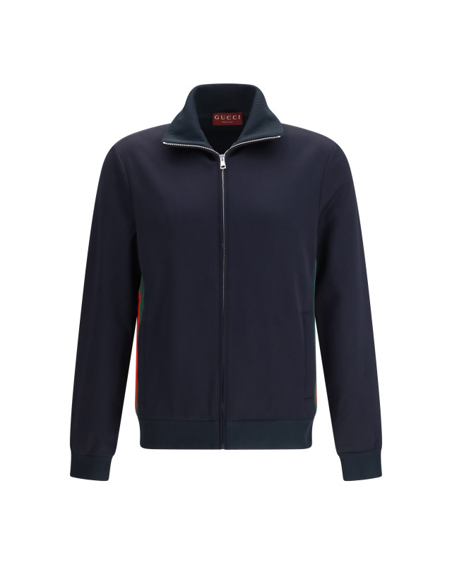 Technical jersey zip-up Jacket