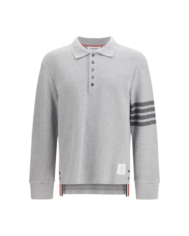 Piqué long-sleeve Polo