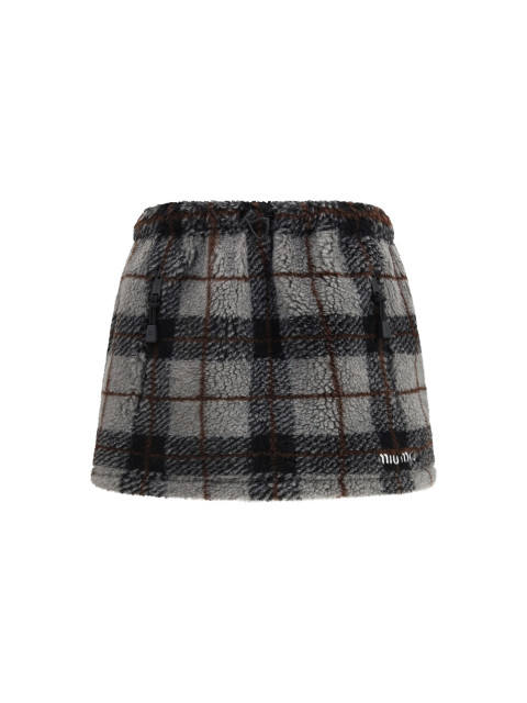 Check mini Skirt