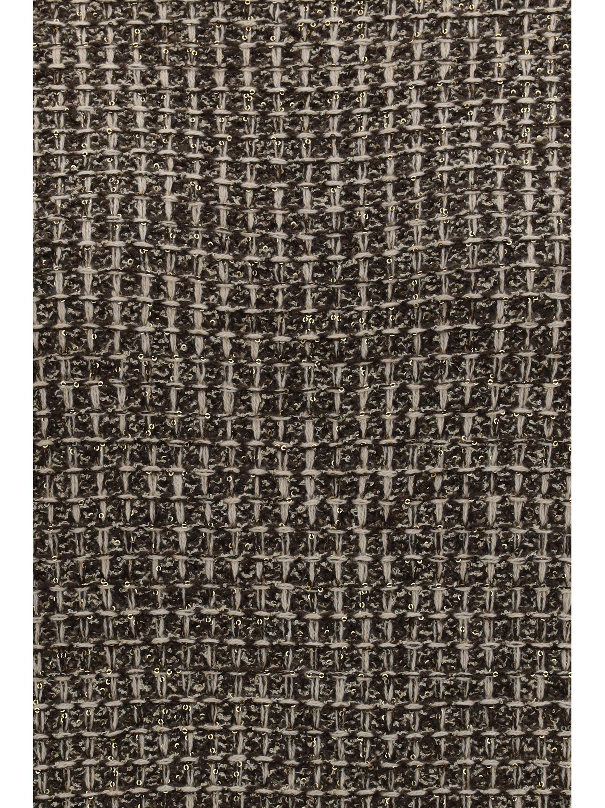 Sequin-effect tweed Dress
