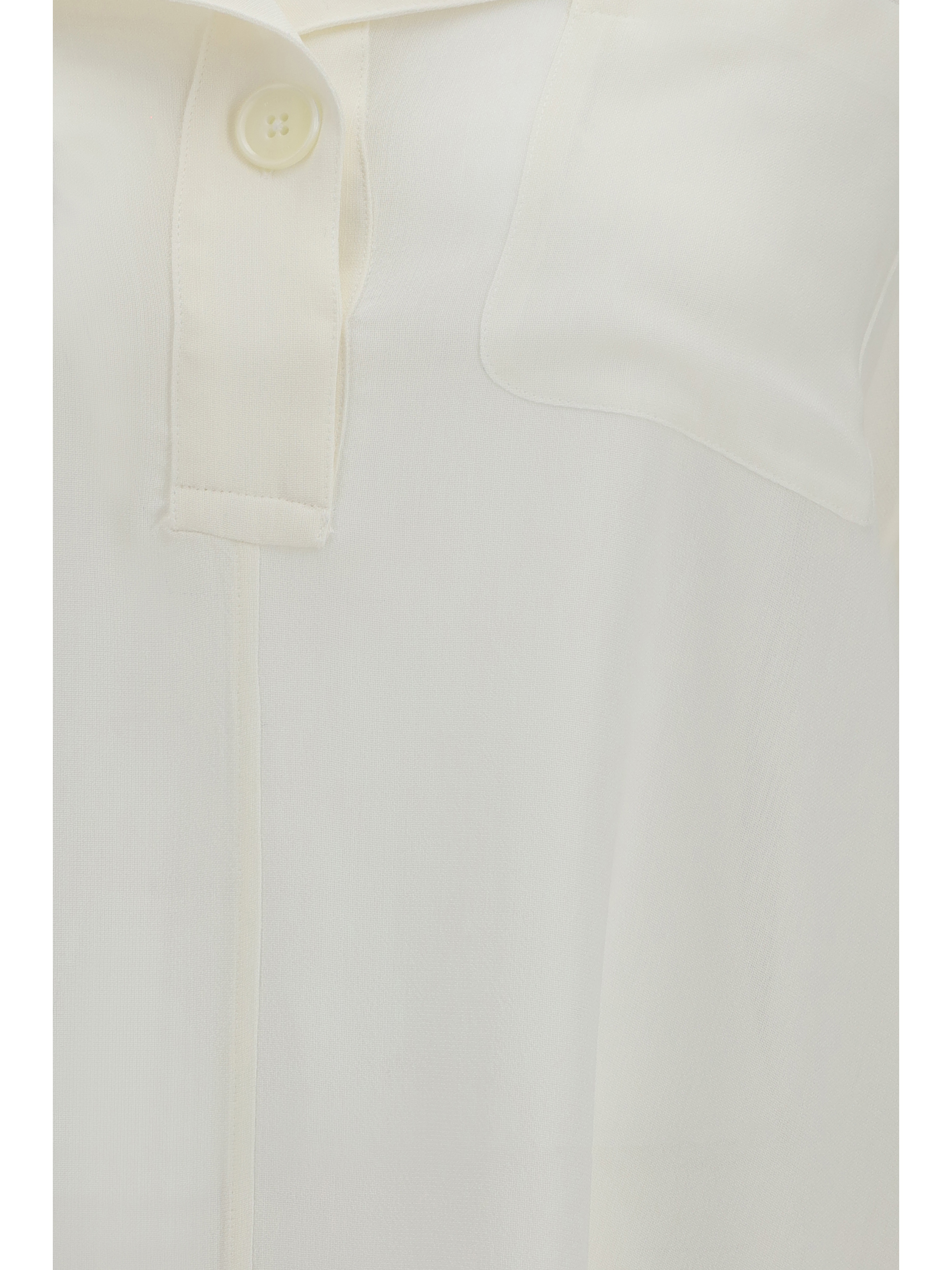 Layered-collar Shirt