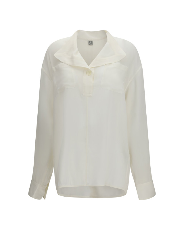 Layered-collar Shirt