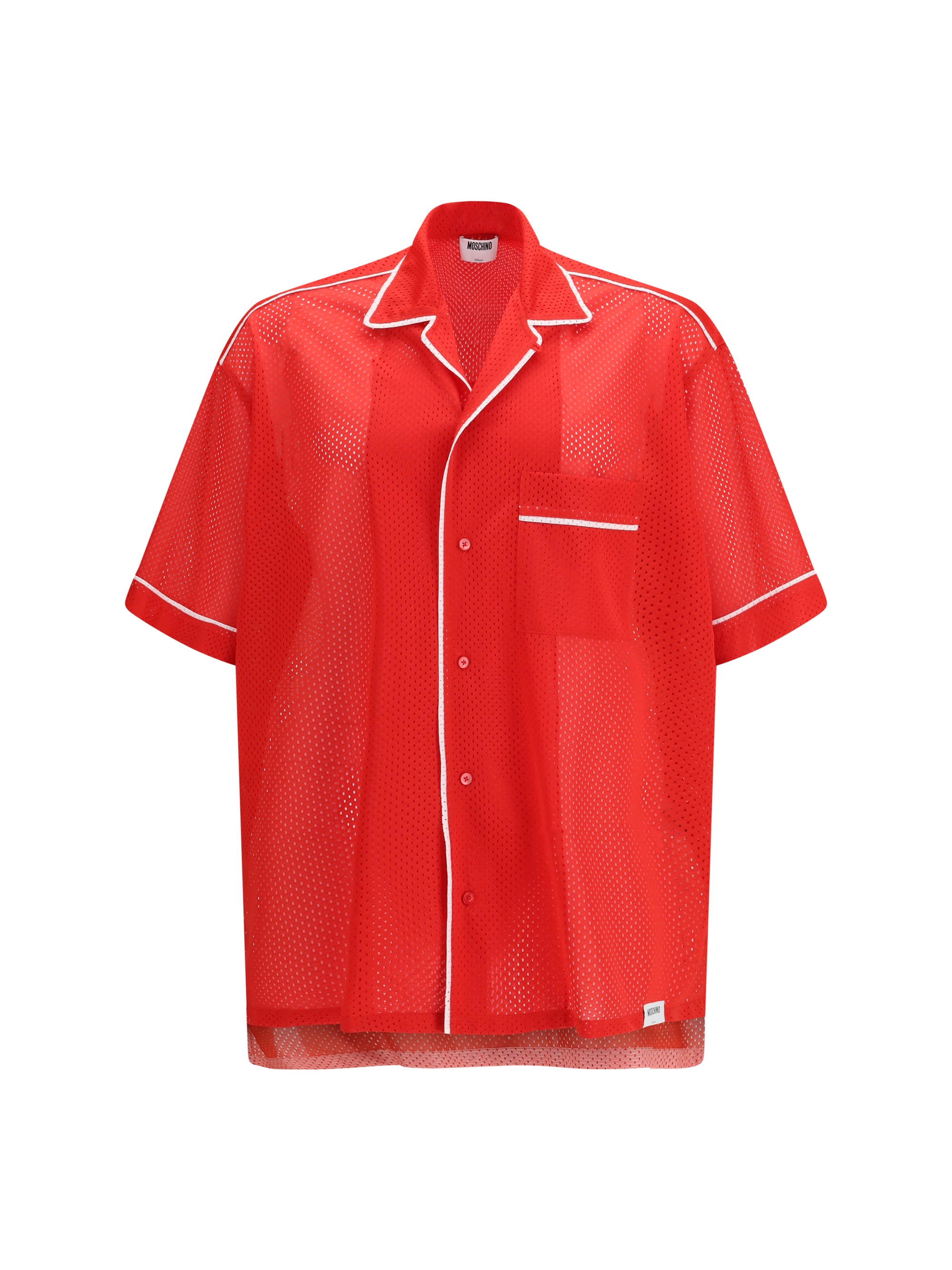 Technical mesh Shirt with reversed 22 print