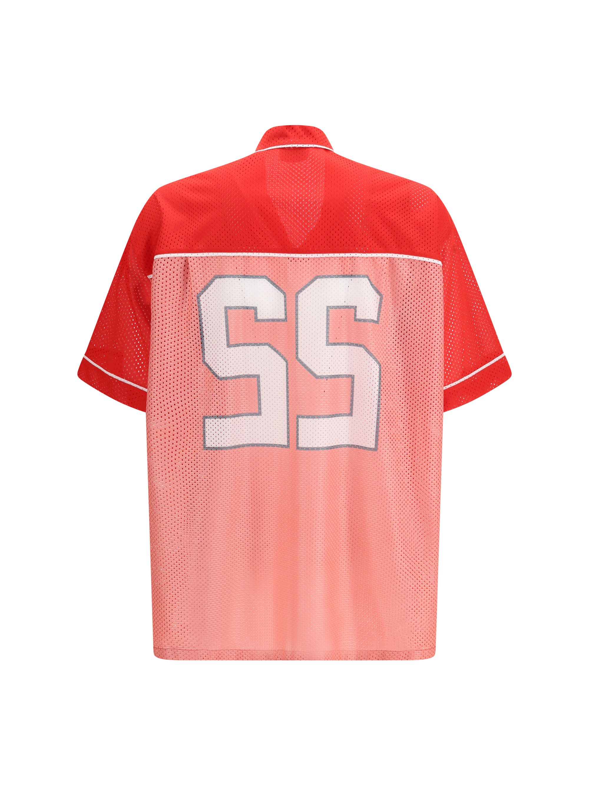 Technical mesh Shirt with reversed 22 print