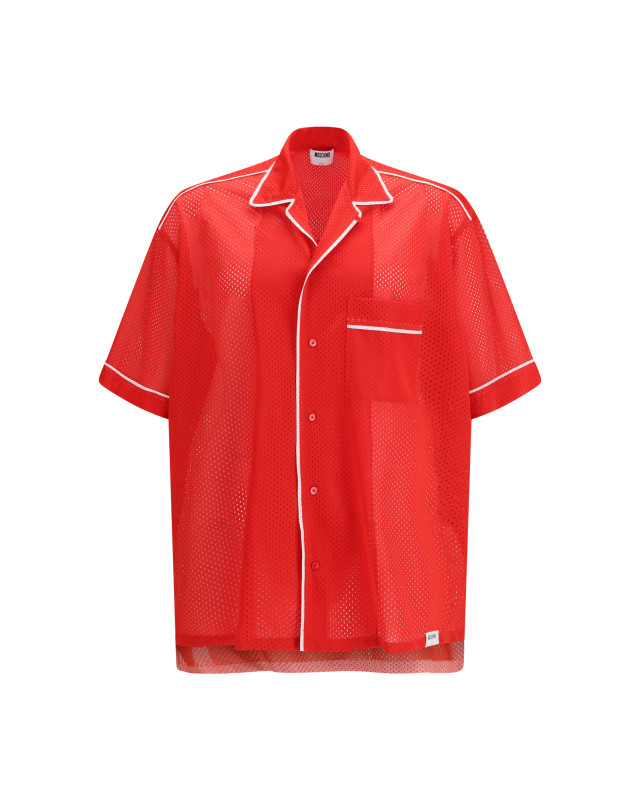 Technical mesh Shirt with reversed 22 print