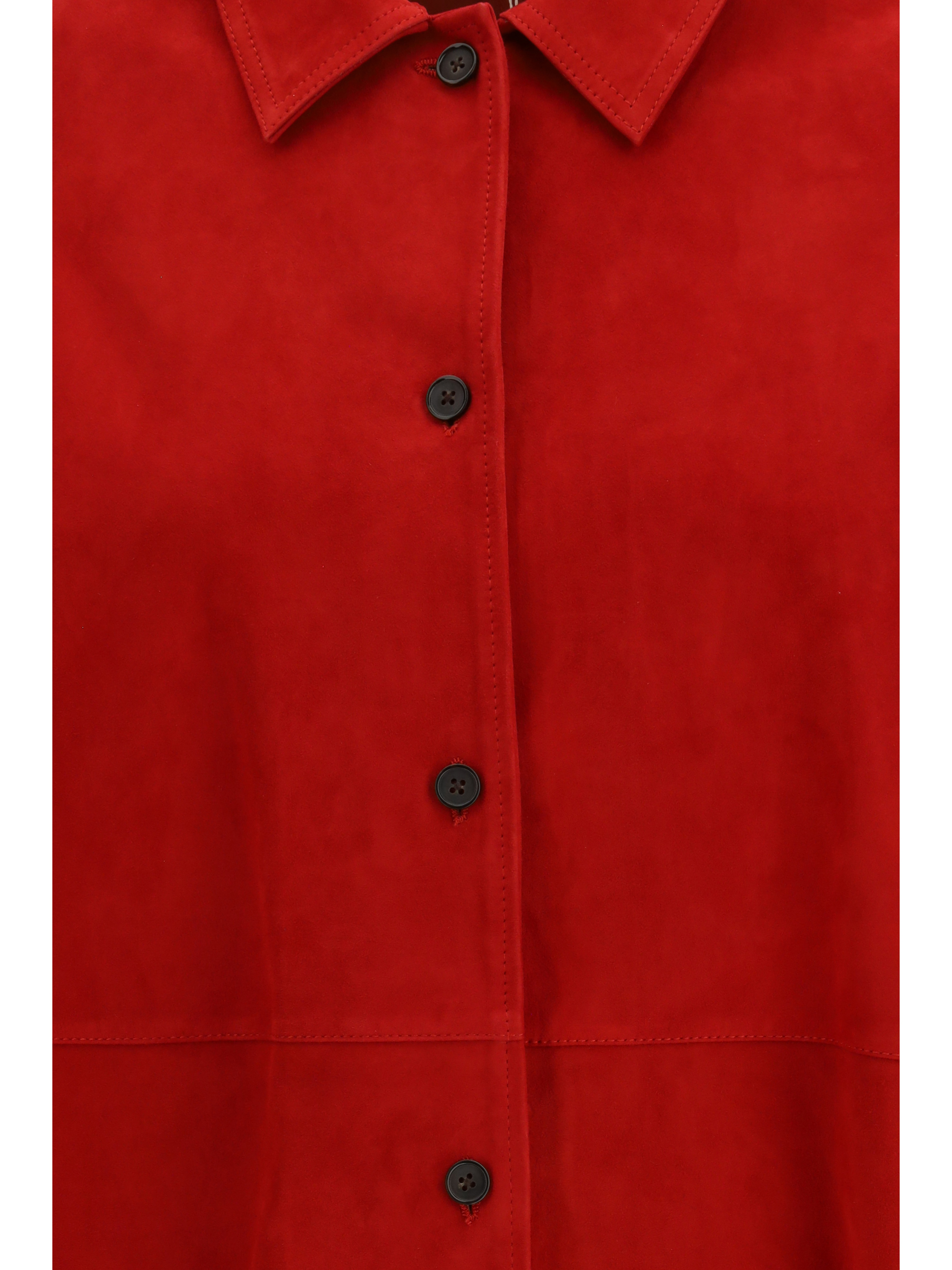 Suede Shirt Jacket