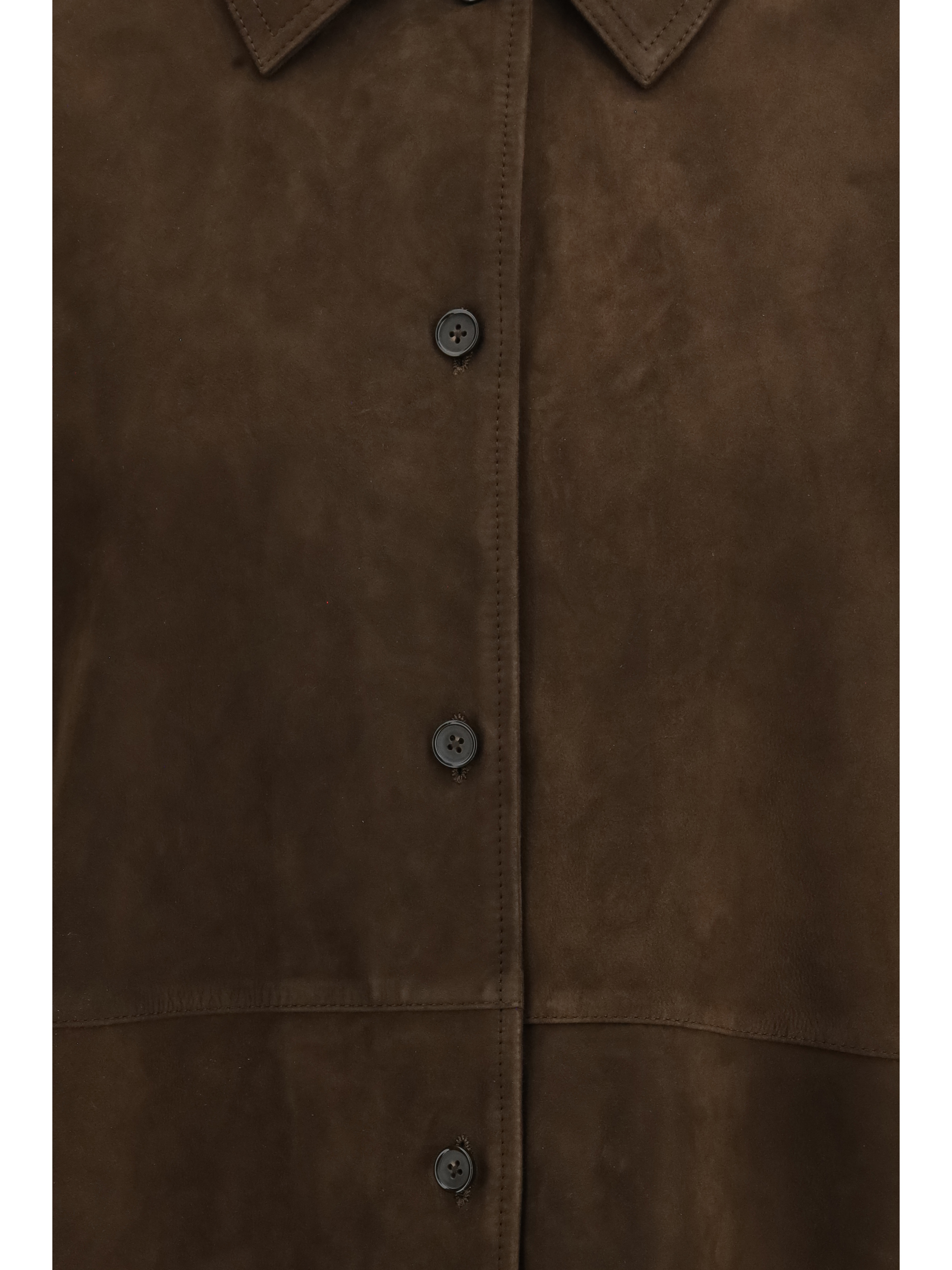 Suede Shirt Jacket