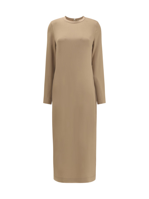 Long satin Dress