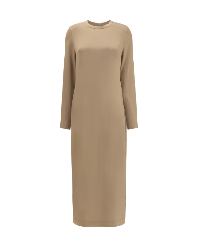 Long satin Dress
