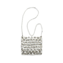 Crystal mesh Pouch