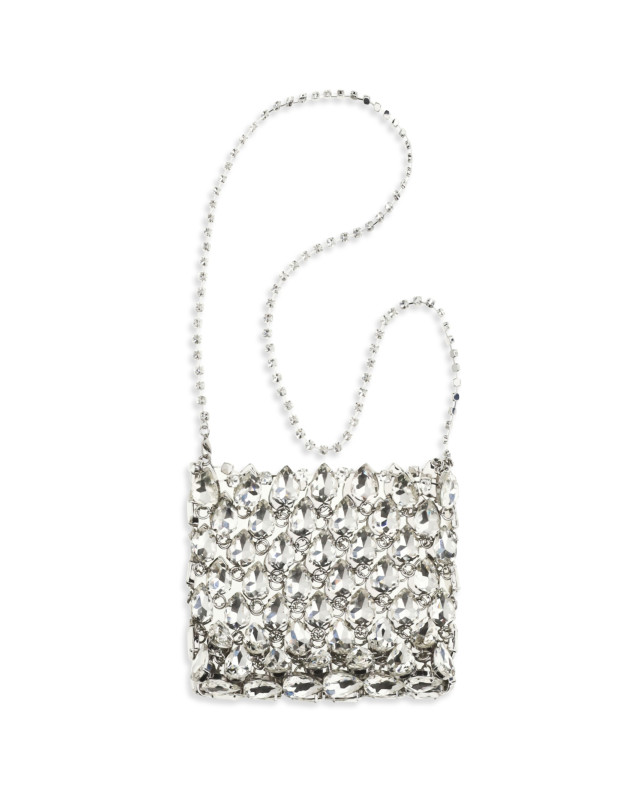 Crystal mesh Pouch