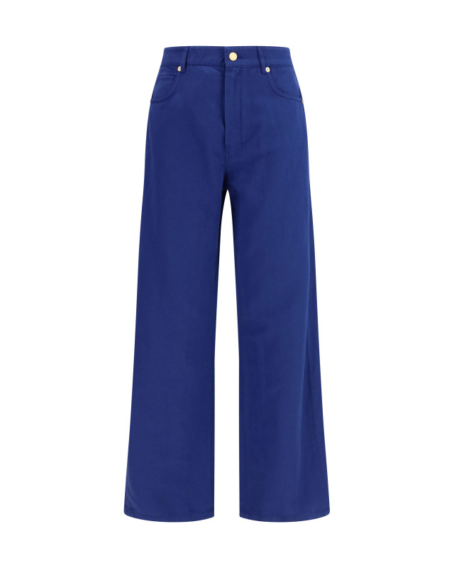 Cotton and linen Pants