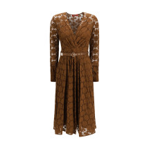 Agrume midi Dress in lace