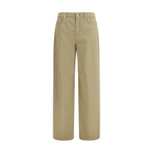 Baggy Pants in pure cotton satin