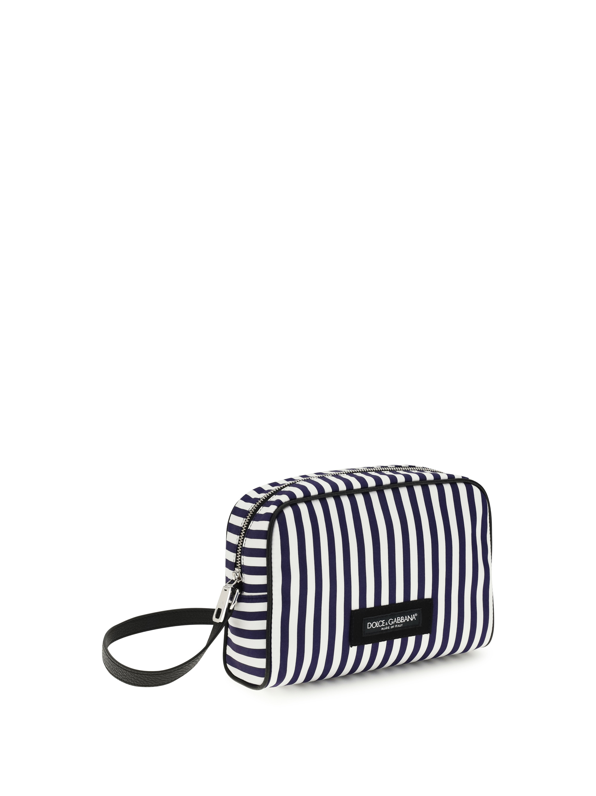 Striped poplin Handbag