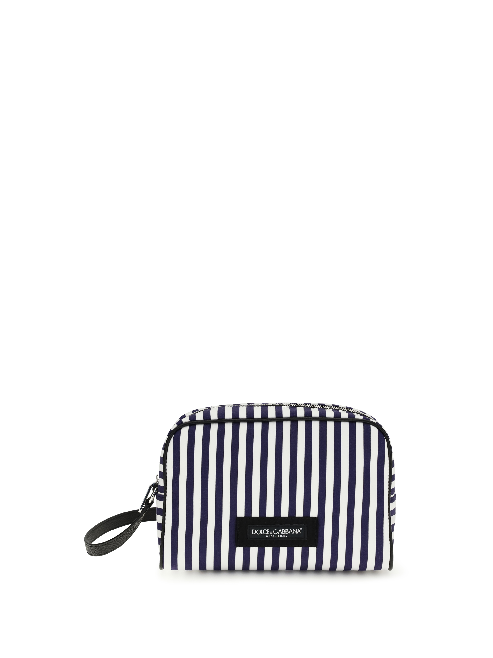 Striped poplin Handbag