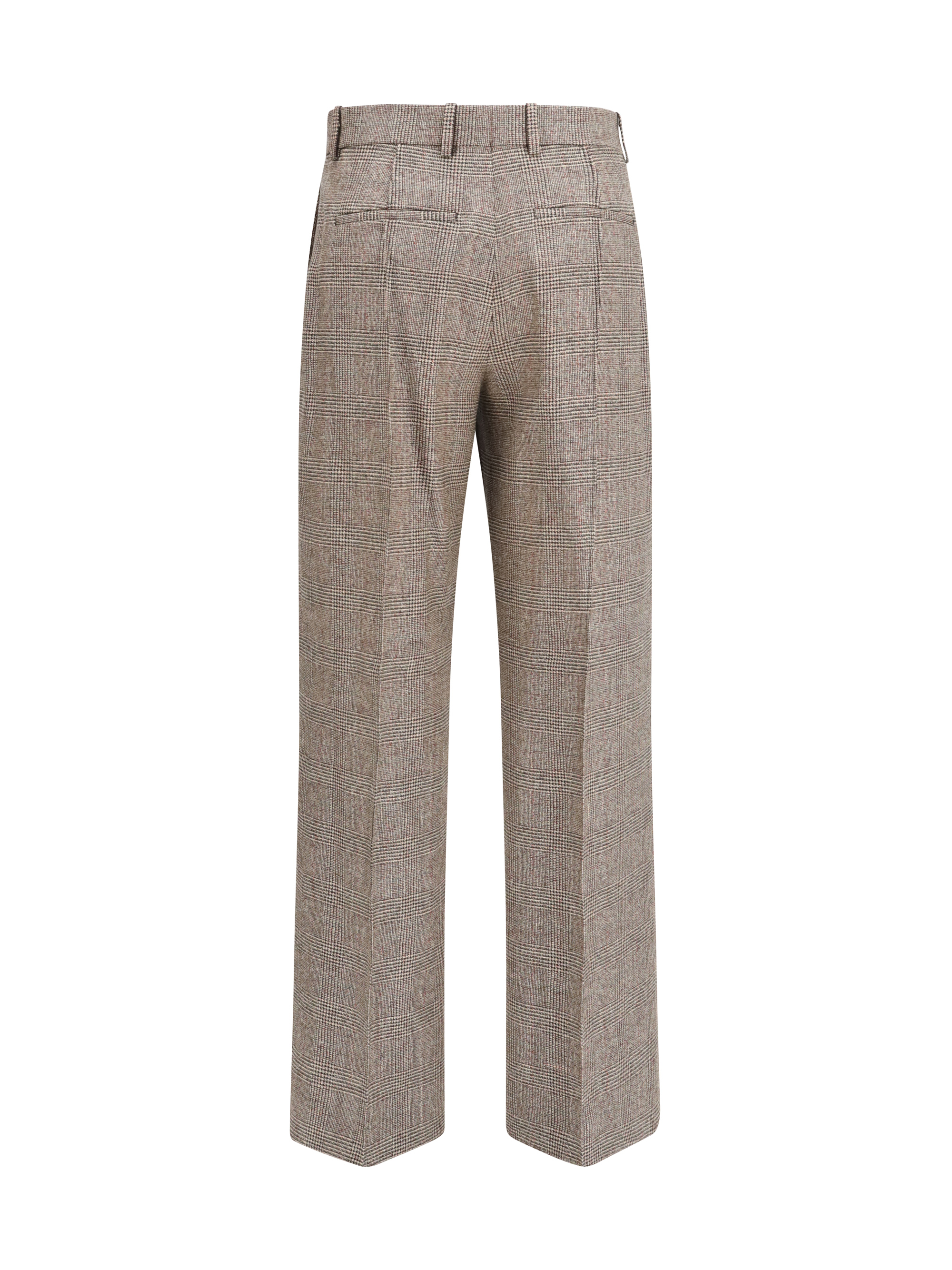 Tailored linen and wool-blend Pants