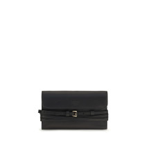 Leather Wallet with buckle detail