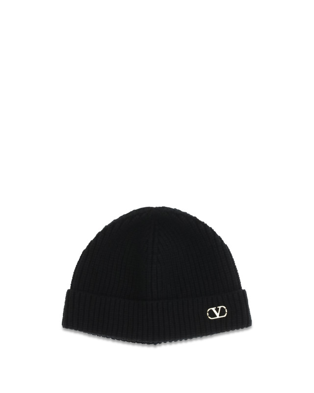 VLogo Beanie in cashmere