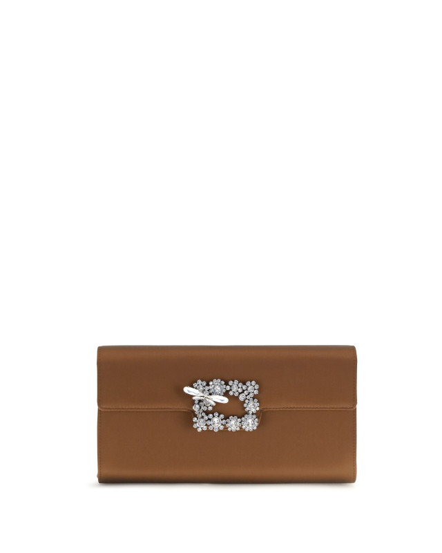 Efflorescence satin Clutch