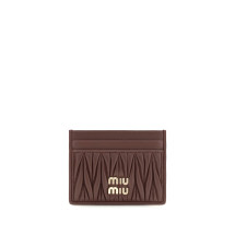 Matelassé nappa leather Card Holder