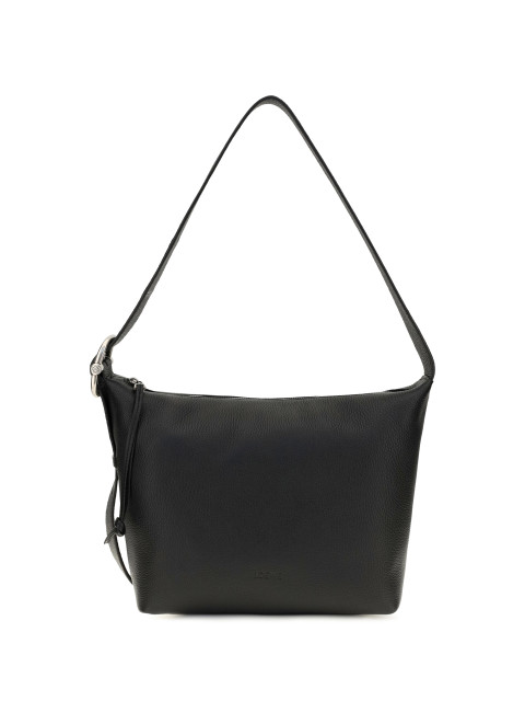 Medium Loop Hobo Bag in grained calfskin