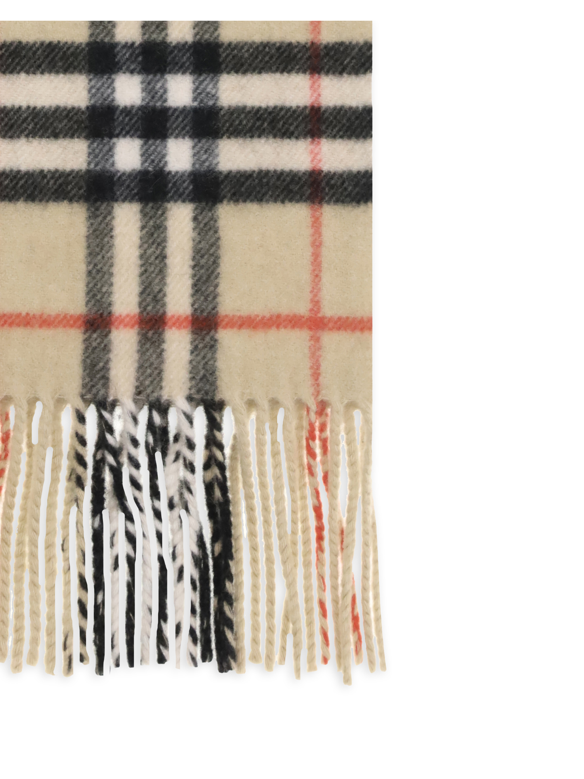 Thin cashmere Check Scarf