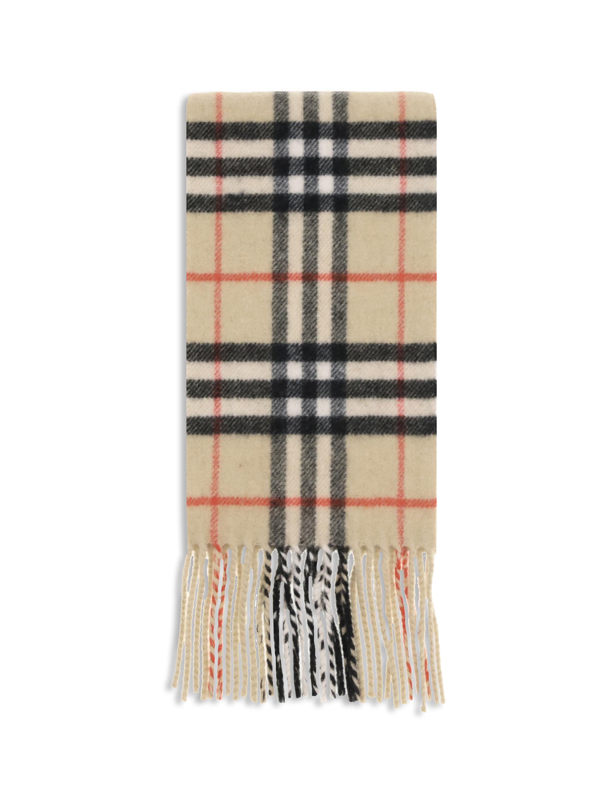Thin cashmere Check Scarf