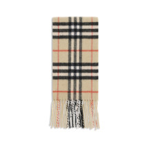 Thin cashmere Check Scarf