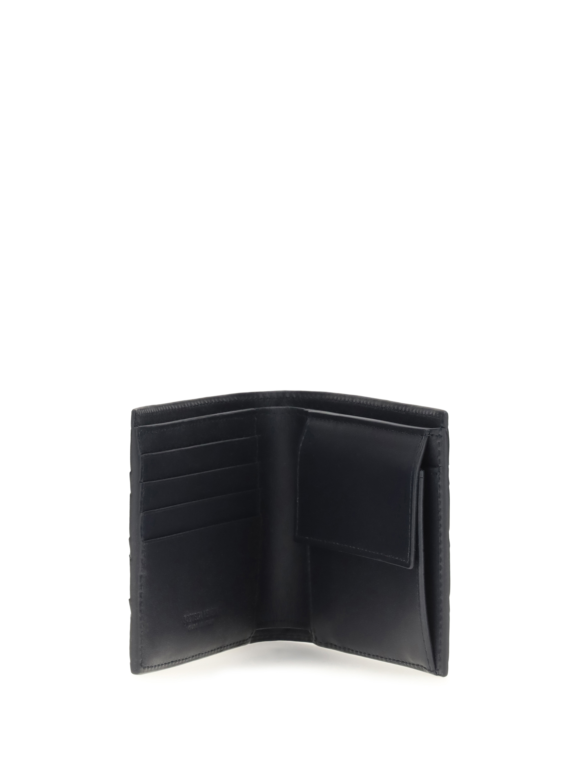 Bifold leather Intrecciato Wallet